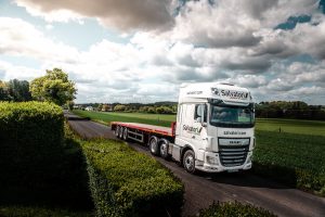 Salvatori lorry traveling in Kent