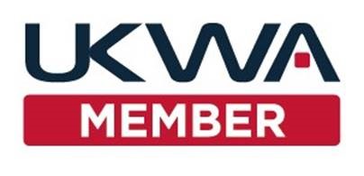 UKWA Logo, Salvatori is a member of UK Warehousing Association